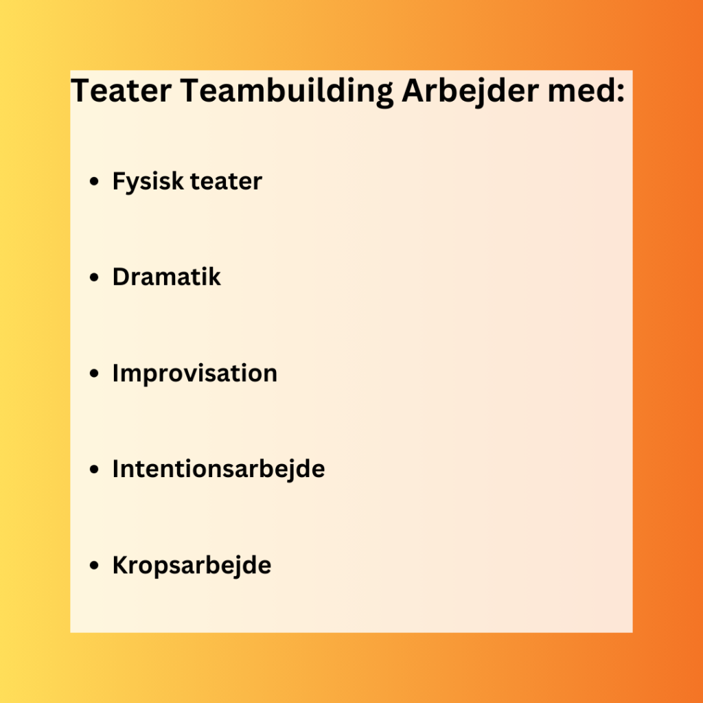 Teater teambuilding